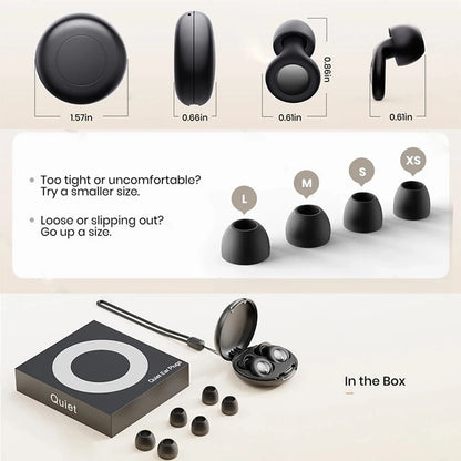 Silicone Ear Plugs for Sleeping 25Db Noise Cancelling Hearing Protection Reusable Earplugs for Sleep Focus Concerts Work Study